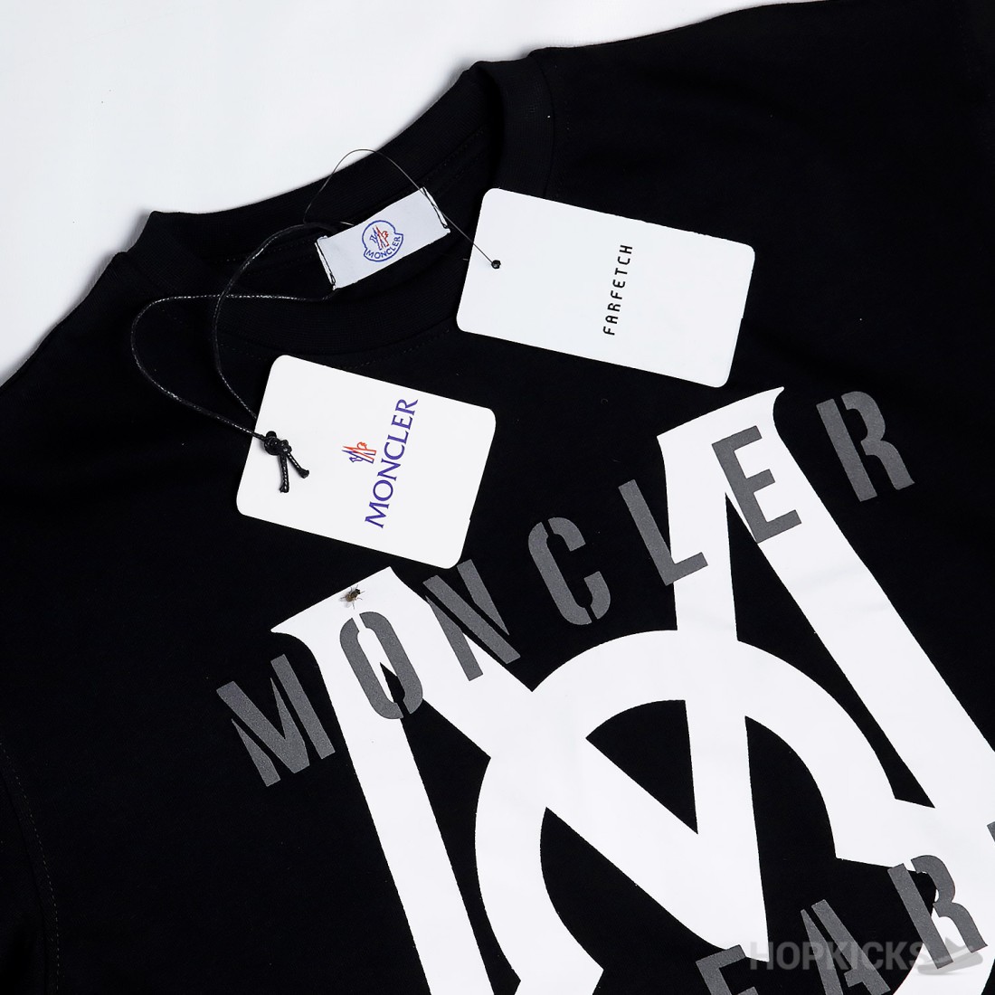 MONCLER SAFARI Tシャツ ブラック MONCLER モンクレール B10918007450 国内正規品 MAGLIA T-SHIRT